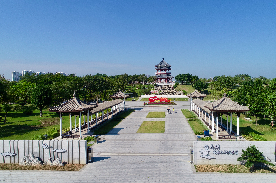 云湖美景-白云湖航拍图