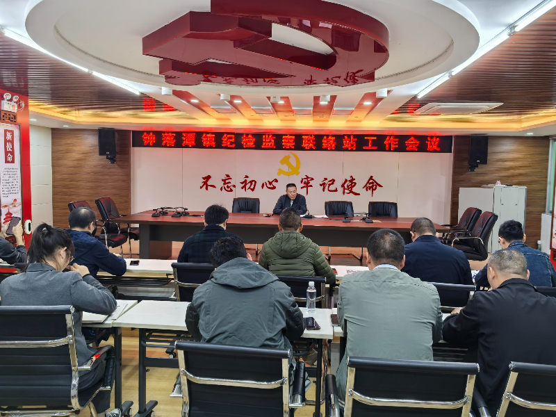 钟落潭镇召开纪检监察联络站工作会议（图）